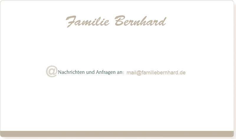Familie Bernhard